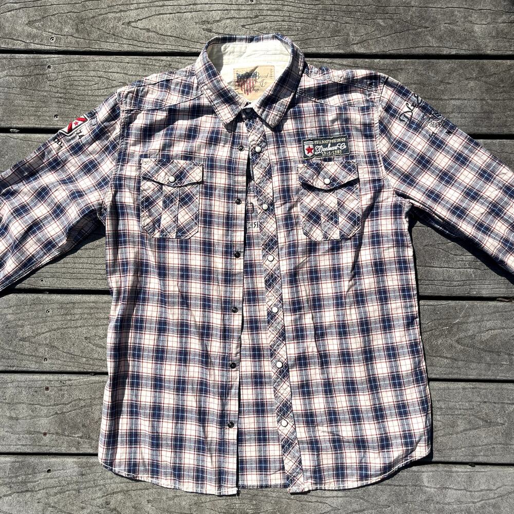Item 11 US ARMY DENIM XL 1989, Vintage button up